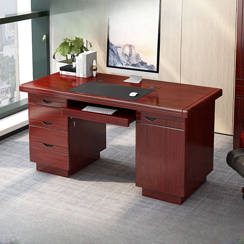 1.4M Mahogany Finish Executive Office Seat