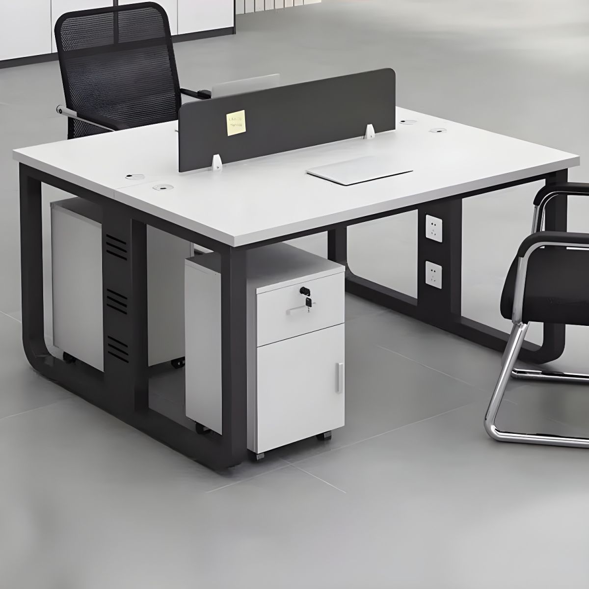 1-way workstation, 2-door wooden cabinet, 3-door wooden cabinet, 4-Drawer Filing Cabinet, 5-seater waiting sofa, Clerical Office Chair, dressing table, Executive Office Chair, Executive office desk, Orthopedic office chair