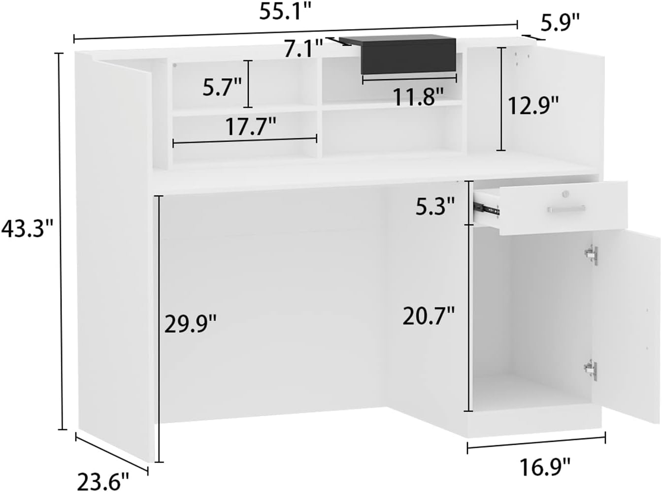 1-way workstation, 2-door wooden cabinet, 3-door wooden cabinet, 4-Drawer Filing Cabinet, 5-seater waiting sofa, Clerical Office Chair, dressing table, Executive Office Chair, Executive office desk, Orthopedic office chair