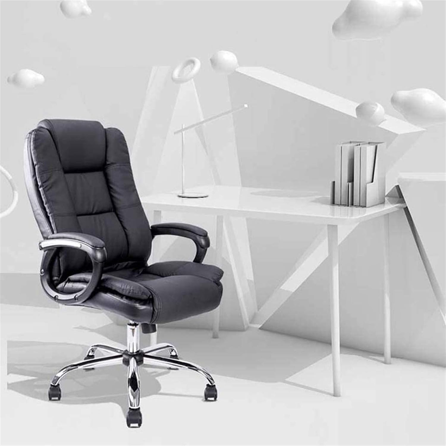 1.6m reception office desk, 1.8m advance office desk, 2-Way Office Workstation, bliss executive office seat, Dual Orthopedic Office Chair, Eames Dining chair, Executive Visitors Chair