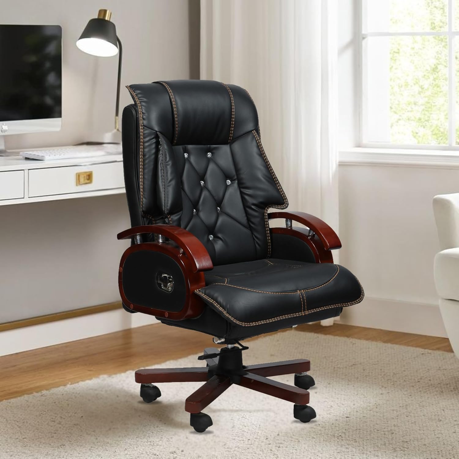 2-Way Office Workstation, 3-drawer filing cabinet, 3-link waiting bench, 9-locker filing cabinet, Dual Orthopedic Office Chair, Ergonomic office chair, Executive office desk, headrest office eat