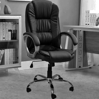 2-Way Office Workstation, 3-drawer filing cabinet, Dual Orthopedic Office Chair, Executive office desk, Industrial executive desk, Large executive desk, swivel bar stool