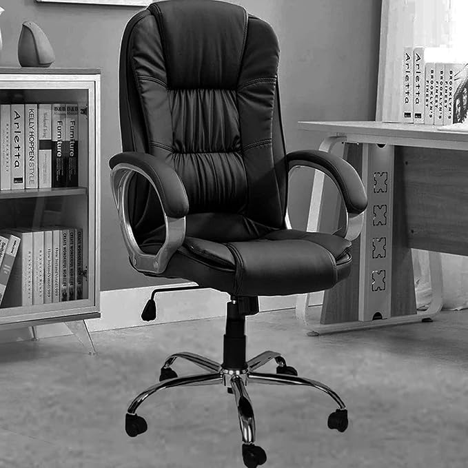 2-Way Office Workstation, 3-drawer filing cabinet, Dual Orthopedic Office Chair, Executive office desk, Industrial executive desk, Large executive desk, swivel bar stool