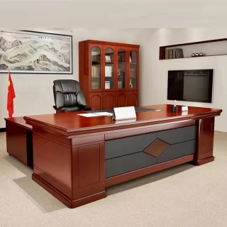 2-Way Office Workstation, 3-drawer filing cabinet, Dual Orthopedic Office Chair, Executive office desk, Industrial executive desk, Large executive desk, swivel bar stool No