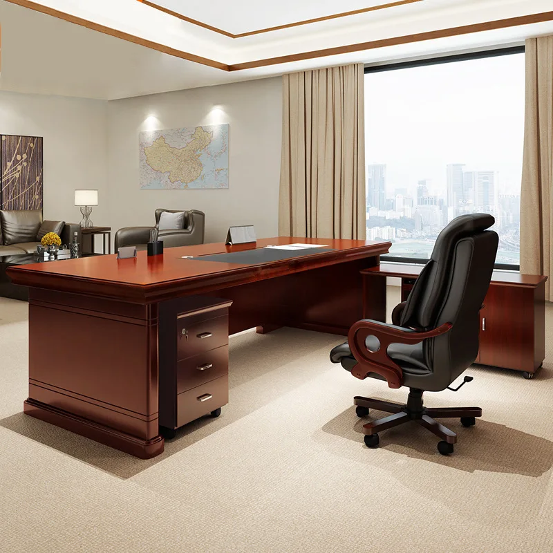 2-Way Office Workstation, 3-drawer filing cabinet, Dual Orthopedic Office Chair, Executive office desk, Industrial executive desk, Large executive desk, swivel bar stool No