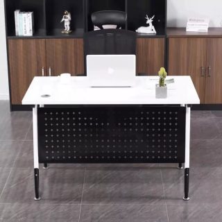 2-Way Office Workstation, 3-drawer filing cabinet, Dual Orthopedic Office Chair, Executive office desk, Industrial executive desk, Large executive desk, swivel bar stool No
