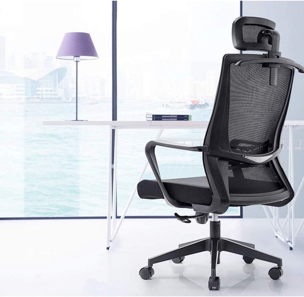 2-Way Office Workstation, 3-drawer filing cabinet, 3-link waiting bench, 9-locker filing cabinet, Dual Orthopedic Office Chair, Ergonomic office chair, Executive office desk, headrest office eat No