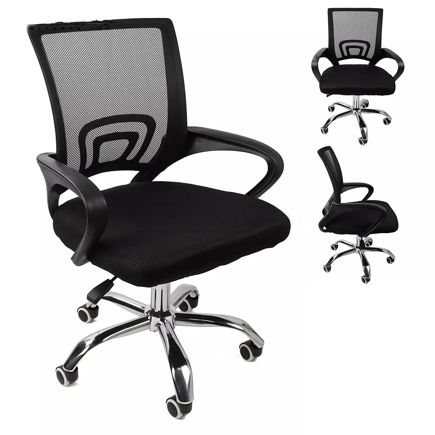 2-Way Office Workstation, 3-drawer filing cabinet, 3-link waiting bench, 9-locker filing cabinet, Dual Orthopedic Office Chair, Ergonomic office chair, Executive office desk, headrest office eat