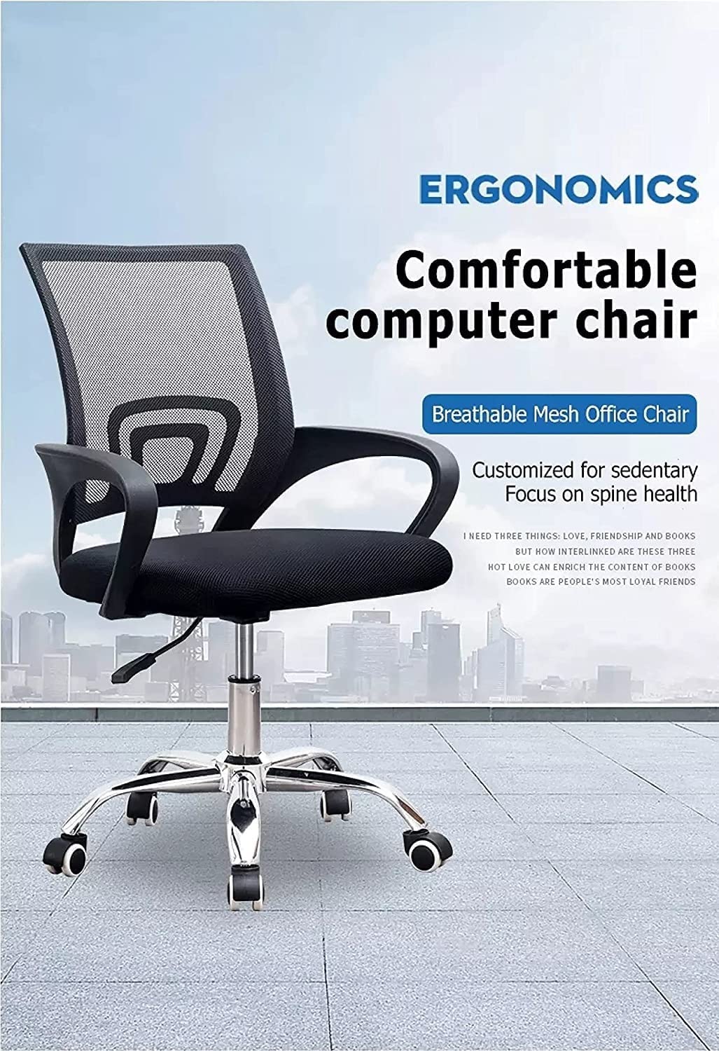 2-Way Office Workstation, 3-drawer filing cabinet, 3-link waiting bench, 9-locker filing cabinet, Dual Orthopedic Office Chair, Ergonomic office chair, Executive office desk, headrest office eat