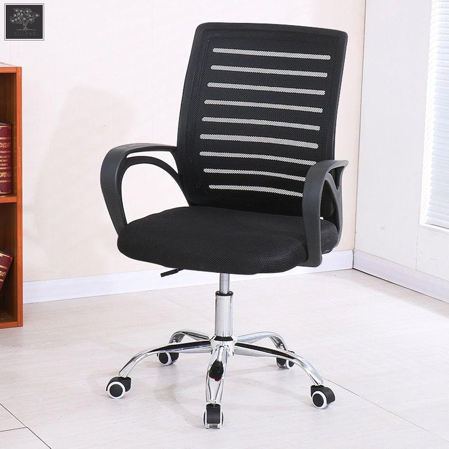2-Way Office Workstation, 3-drawer filing cabinet, 3-link waiting bench, 9-locker filing cabinet, Dual Orthopedic Office Chair, Ergonomic office chair, Executive office desk, headrest office eat No