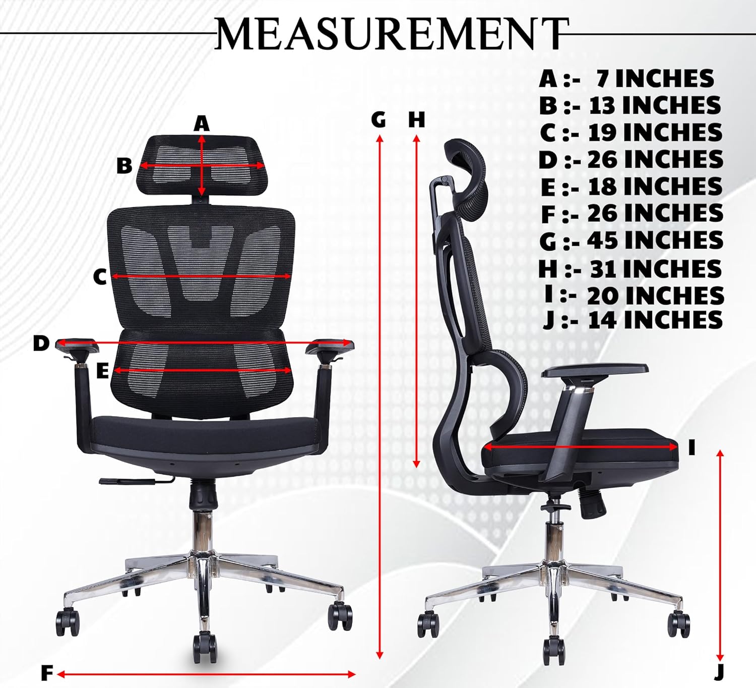 2-Way Office Workstation, 3-drawer filing cabinet, 3-link waiting bench, 9-locker filing cabinet, Dual Orthopedic Office Chair, Ergonomic office chair, Executive office desk, headrest office eat