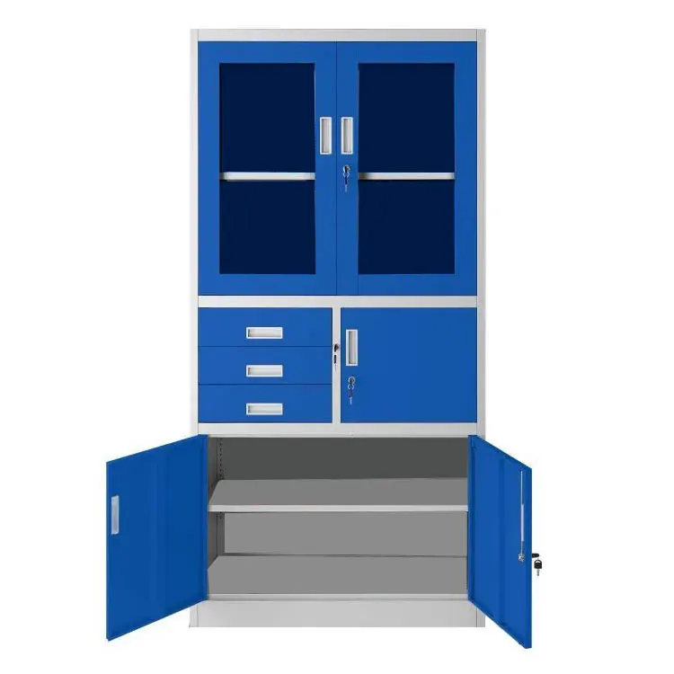 2-Way Office Workstation, 3-drawer filing cabinet, 3-link waiting bench, 9-locker filing cabinet, Dual Orthopedic Office Chair, Ergonomic office chair, Executive office desk, headrest office eat No