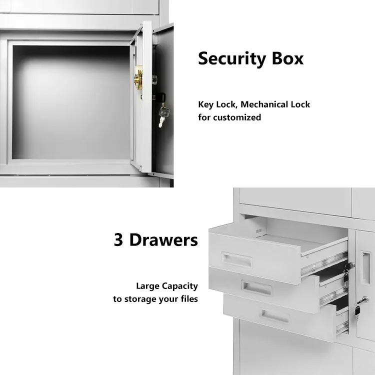 2-Way Office Workstation, 3-drawer filing cabinet, 3-link waiting bench, 9-locker filing cabinet, Dual Orthopedic Office Chair, Ergonomic office chair, Executive office desk, headrest office eat No