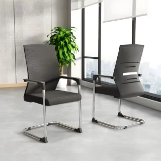4-Way Office Workstation, 9-locker filing cabinet, Dual Orthopedic Office Chair, Ergonomic office chair, Executive office desk, headrest office eat, Waiting benc