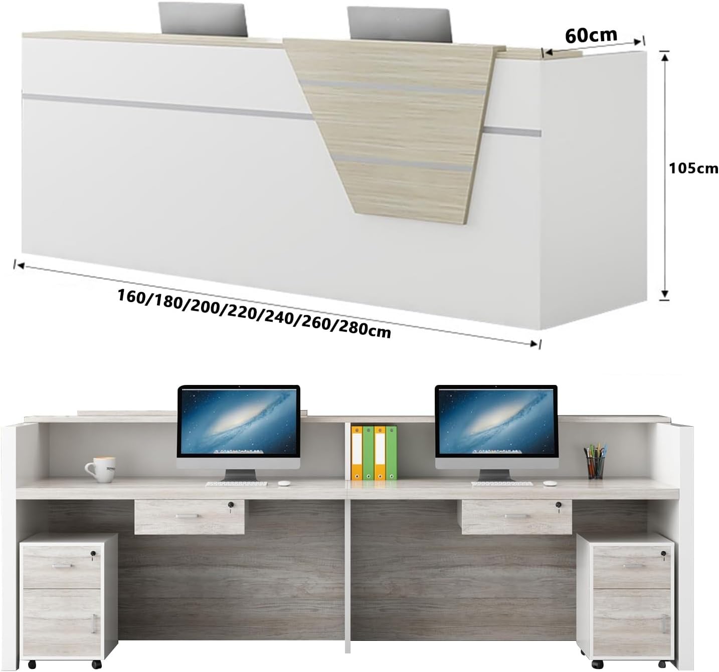3-drawer filing cabinet, 3-link waiting bench, 4-Way Office Workstation, 9-locker filing cabinet, Dual Orthopedic Office Chair, Ergonomic office chair, Executive office desk, headrest office eat