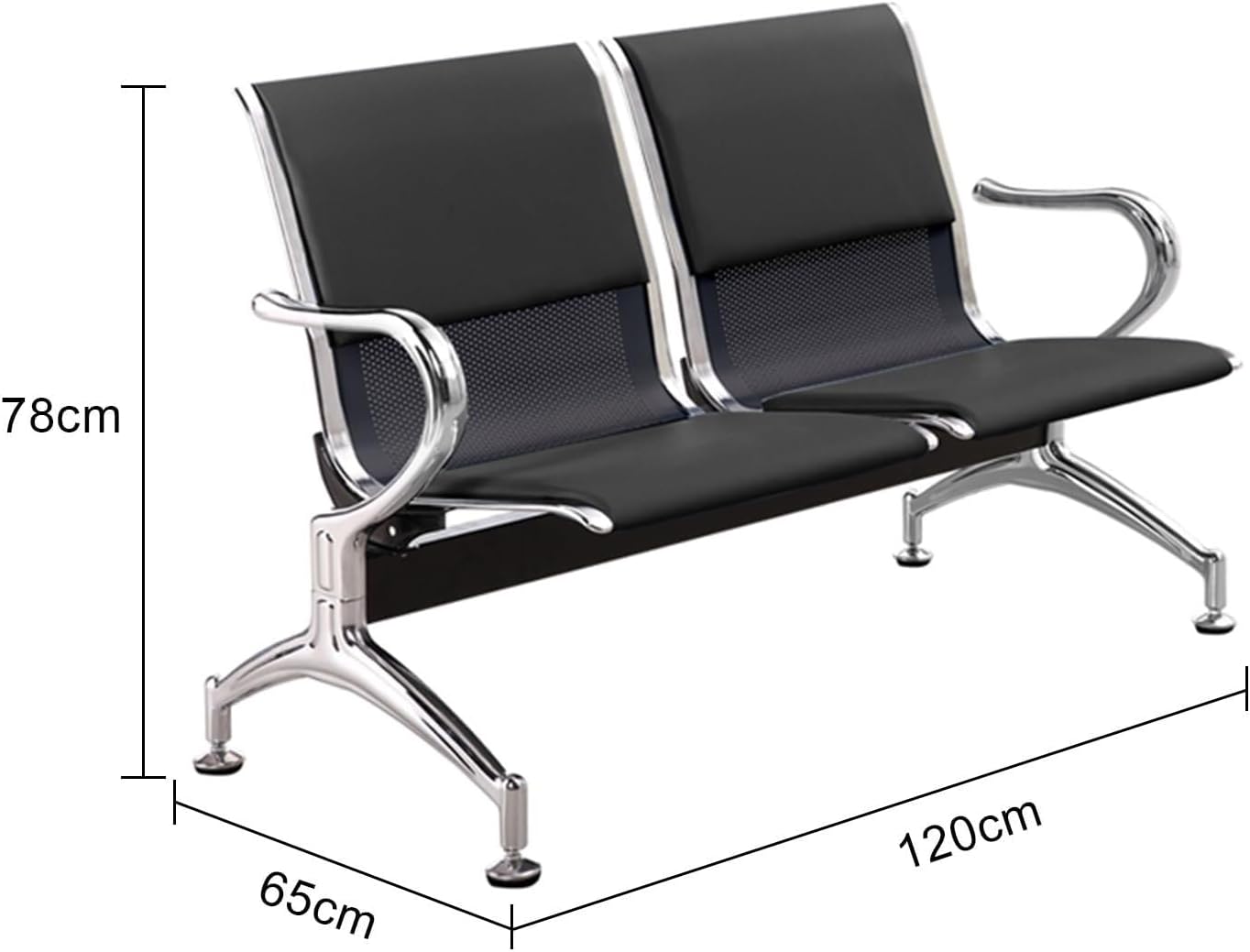 3-link waiting bench, 4-Way Office Workstation, 9-locker filing cabinet, Dual Orthopedic Office Chair, Ergonomic office chair, Executive office desk, filing cabinet, headrest office