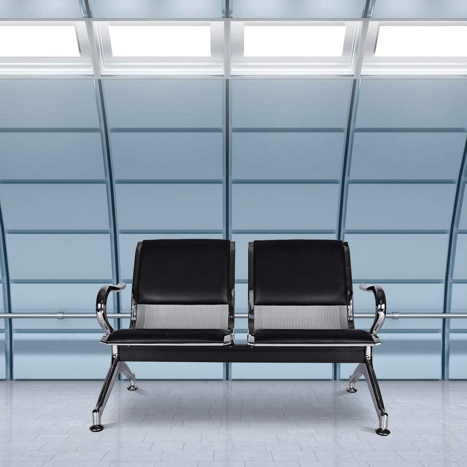 3-link waiting bench, 4-Way Office Workstation, 9-locker filing cabinet, Dual Orthopedic Office Chair, Ergonomic office chair, Executive office desk, filing cabinet, headrest office