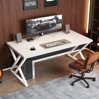 1.6m reception office desk, 1.8m advance office desk, 2-Way Office Workstation, bliss executive office seat, Dual Orthopedic Office Chair, Eames Dining chair, Executive Visitors Chair