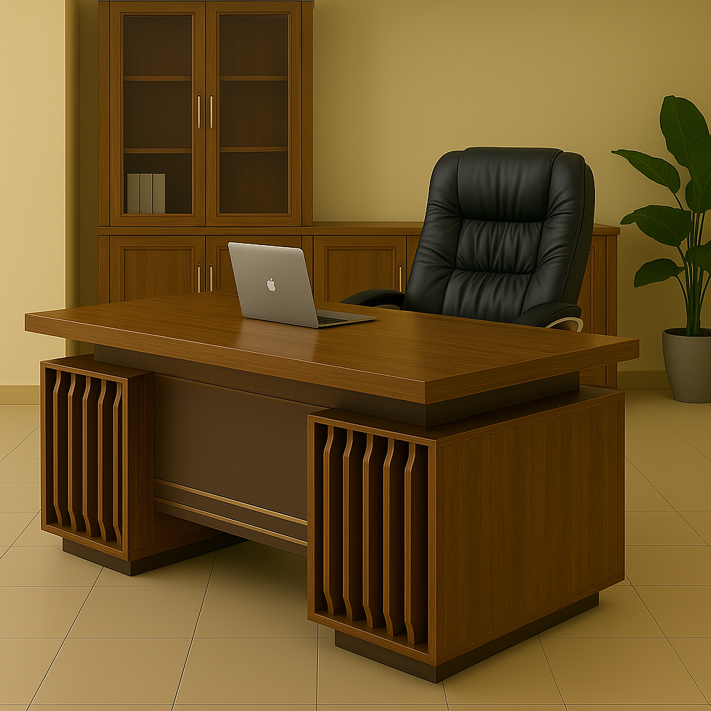 3-drawer filing cabinet, 3-link waiting bench, 4-Way Office Workstation, 9-locker filing cabinet, Dual Orthopedic Office Chair, Ergonomic office chair, Executive office desk, headrest office eat