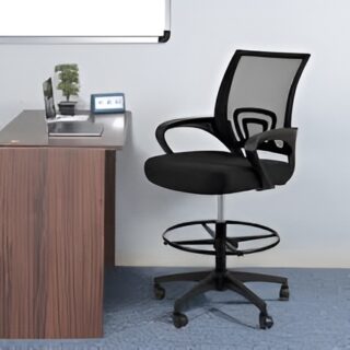 Height Adjustable Counter Cashier Office Seat
