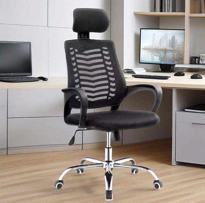 bliss executive office seat, Dual Orthopedic Office Chair, Eames Dining chair, Ergonomic office chair, Executive office desk, Executive Visitors Chair, filing cabinet, headrest office