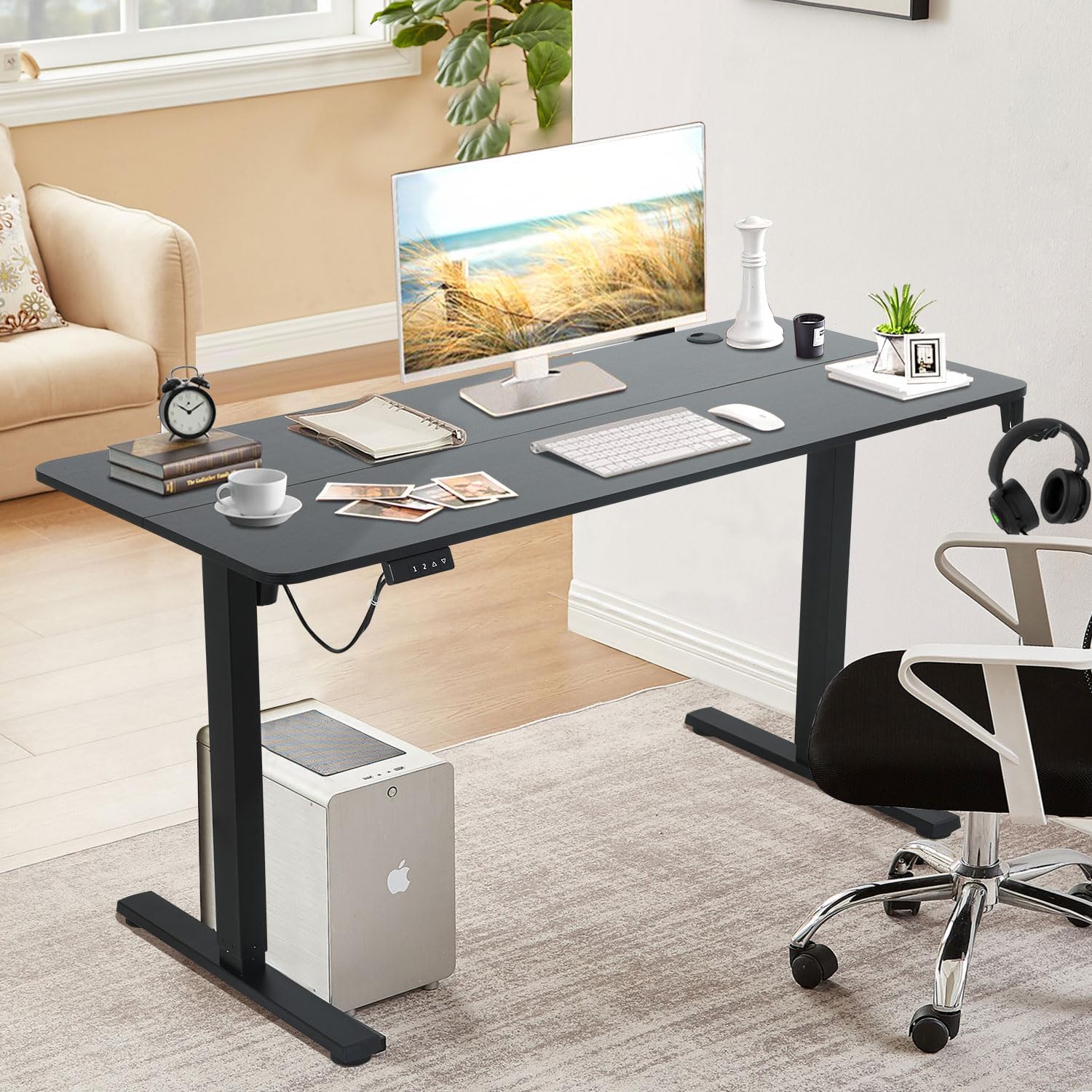 Eames Dining chair, Ergonomic office chair, Executive office desk, Executive Visitors Chair, filing cabinet, headrest office eat No, Orthopedic office chair