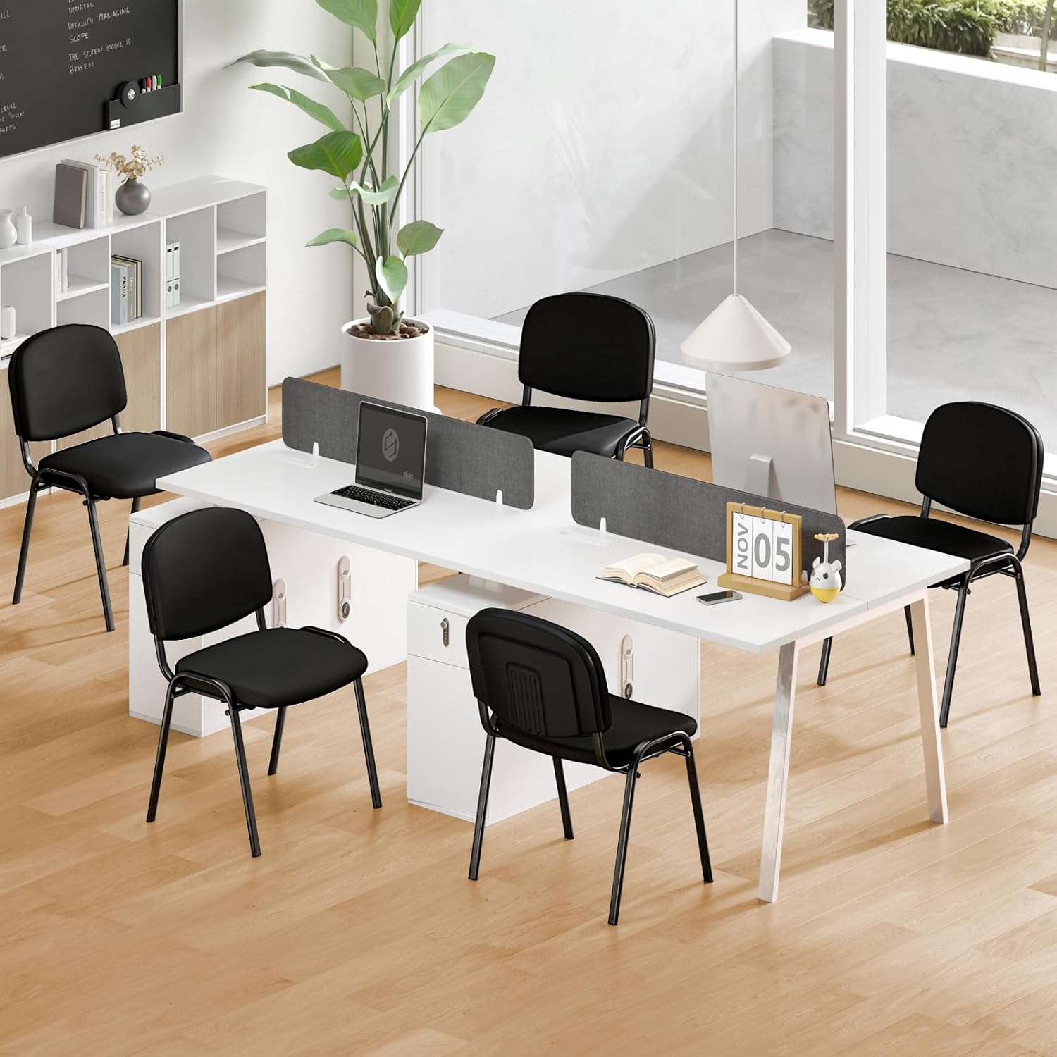 3-link waiting bench, 4-Way Office Workstation, 9-locker filing cabinet, Dual Orthopedic Office Chair, Ergonomic office chair, Executive office desk, filing cabinet, headrest office eat No