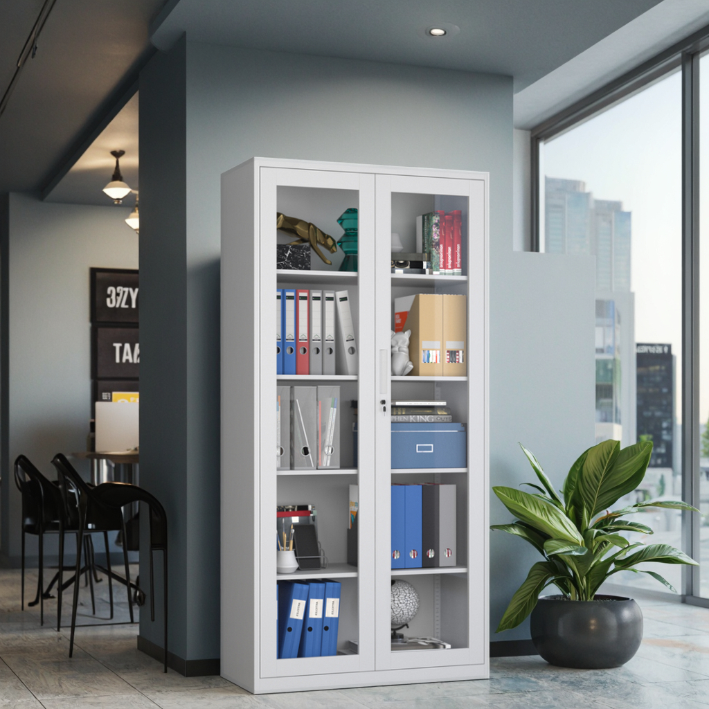 3-door filing furniture, 3-drawer filing cabinet, 3-link waiting bench, 3.0m Boardroom Table, full glass filing cabinet, L-shaped executive desk, mahogany coat hunger, reclining office seat