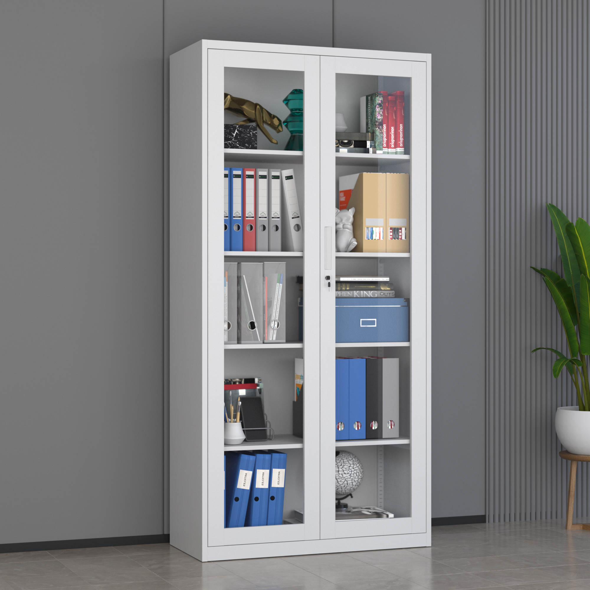 3-door filing furniture, 3-drawer filing cabinet, 3-link waiting bench, 3.0m Boardroom Table, full glass filing cabinet, L-shaped executive desk, mahogany coat hunger, reclining office seat