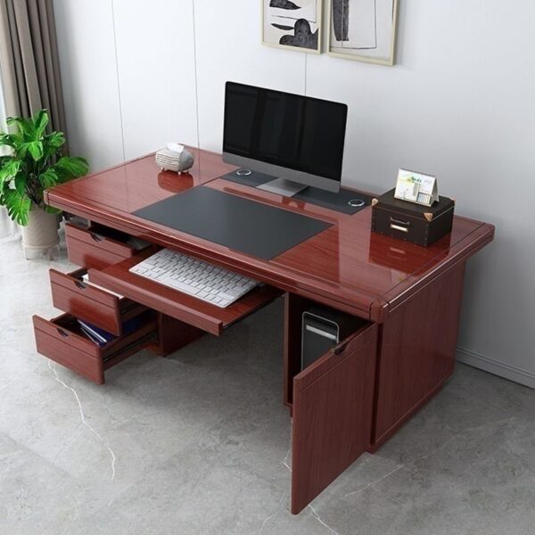 Full Glass File Cabinet, 3-link waiting bench, 3.0m Boardroom Table, full glass filing cabinet, L-shaped executive desk, mahogany coat hunger, Office furniture, reclining office seat No