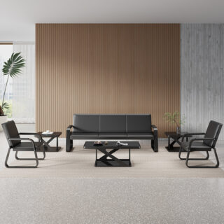 3-link waiting bench, 3.0m Boardroom Table, Full Glass File Cabinet, L-shaped executive desk, mahogany coat hunger, Office furniture, reclining office seat No