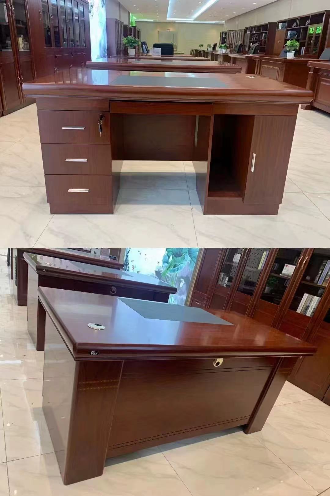 Full Glass File Cabinet, 3-link waiting bench, 3.0m Boardroom Table, full glass filing cabinet, L-shaped executive desk, mahogany coat hunger, Office furniture, reclining office seat No