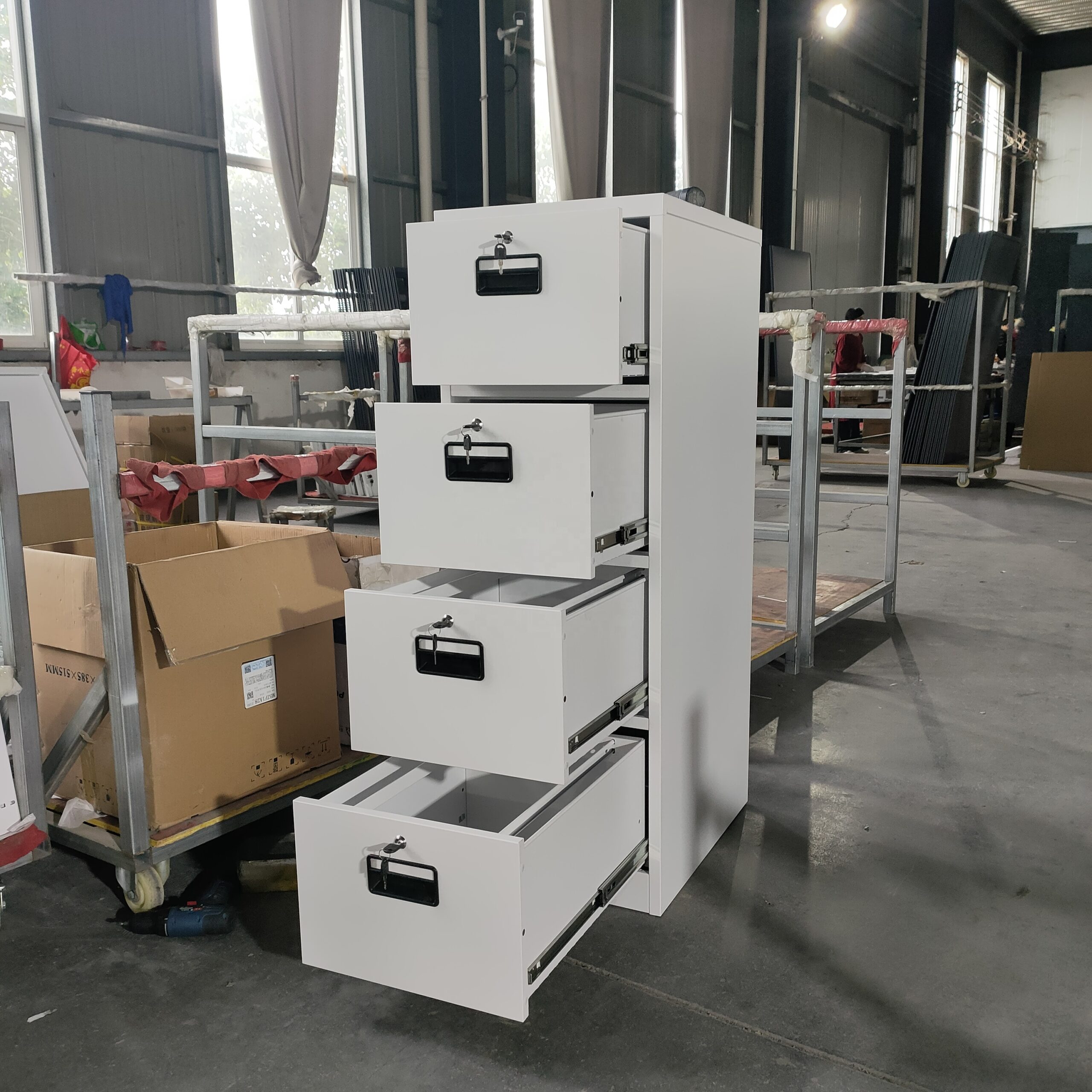 3-drawer filing cabinet, 3-link waiting bench, 3.0m Boardroom Table, Foldable Training Table, full glass filing cabinet, L-shaped executive desk, mahogany coat hunger, reclining office seat