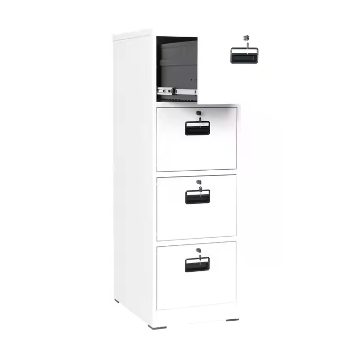 4-Way Office Workstation, 9-locker filing cabinet, Dual Orthopedic Office Chair, Ergonomic office chair, Executive office desk, filing cabinet, headrest office eat