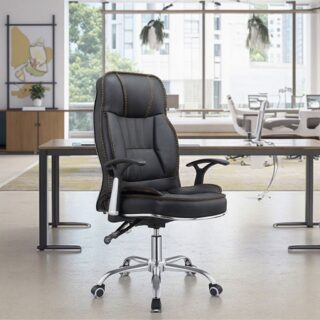 Boardroom Table, full glass filing cabinet, L-shaped executive desk, mahogany coat hunger, Office filing cabinet, Office furniture, reclining office seat