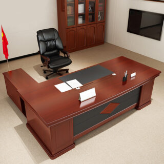 3.0m Boardroom Table, full glass filing cabinet, L-shaped executive desk, mahogany coat hunger, Office filing cabinet, Office furniture, reclining office seat