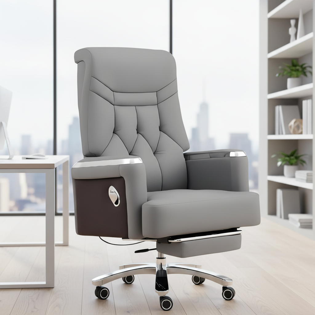 9-locker filing cabinet, Dual Orthopedic Office Chair, Ergonomic office chair, Executive office desk, filing cabinet, headrest office eat