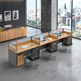3.0m Boardroom Table, 4-link waiting bench, full glass filing cabinet, L-shaped executive desk, mahogany coat hunger, Office furniture, reclining office seat No