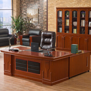 3-drawer filing cabinet, 3-link waiting bench, 3.0m Boardroom Table, full glass filing cabinet, L-shaped executive desk, mahogany coat hunger, Office furniture, reclining office seat No