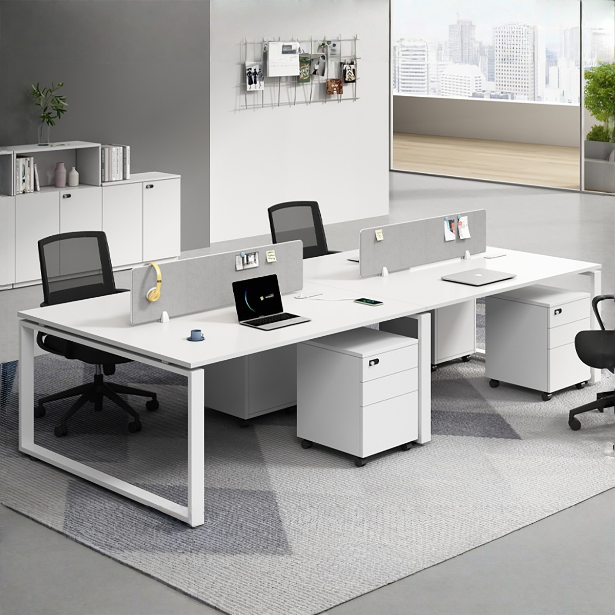 filing cabinet, 3-link waiting bench, 3.0m Boardroom Table, full glass filing cabinet, L-shaped executive desk, mahogany coat hunger, Office furniture, reclining office seat No