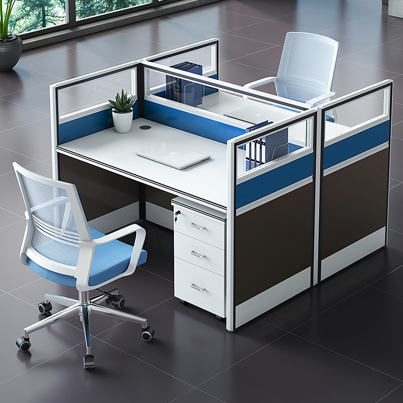 4-Way Office Workstation, 9-locker filing cabinet, Dual Orthopedic Office Chair, Ergonomic office chair, Executive office desk, filing cabinet, headrest office eat