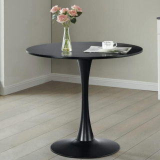 Modern Round Pedestal Dining & Café Table – Elegant, Space-Saving Design