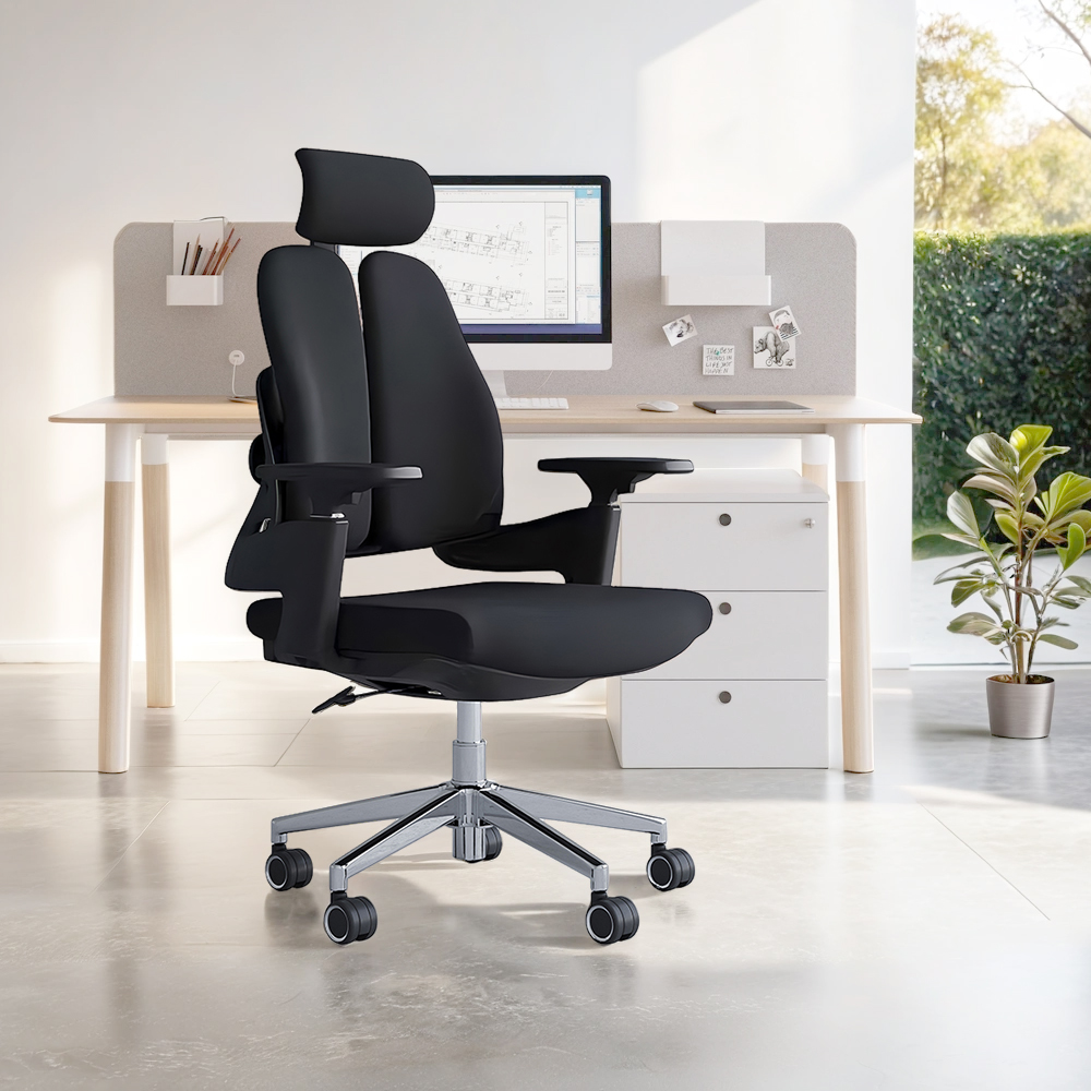 3-door filing furniture, 3-drawer filing cabinet, 3-link waiting bench, 3.0m Boardroom Table, full glass filing cabinet, L-shaped executive desk, mahogany coat hunger, reclining