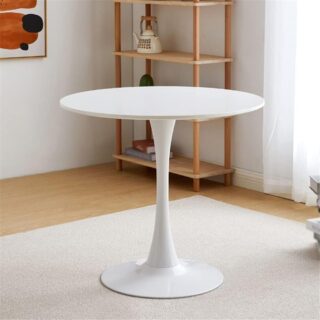 Modern Round Tulip Dining Table – Elegant Space-Saving Table for Home & Office